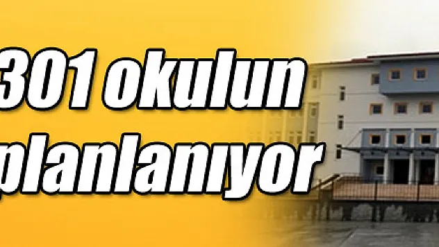 Samsun'da 301 okulun onarılması planlanıyor