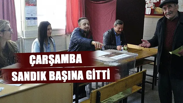 Çarşamba Sandık başına gitti