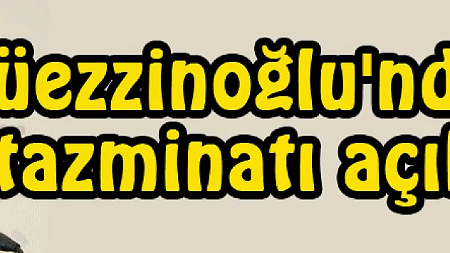 Müezzinoğlu'ndan kıdem tazminatı açıklaması