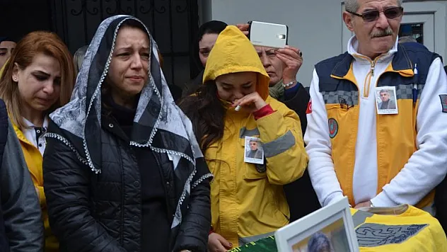 112 personeline mesai arkadaşlarından son görev