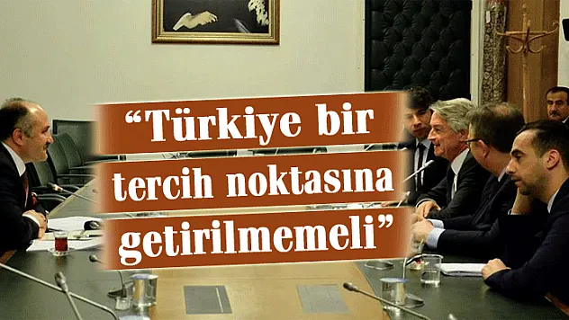 Usta: 'Türkiye bir tercih noktasına getirilmemeli'