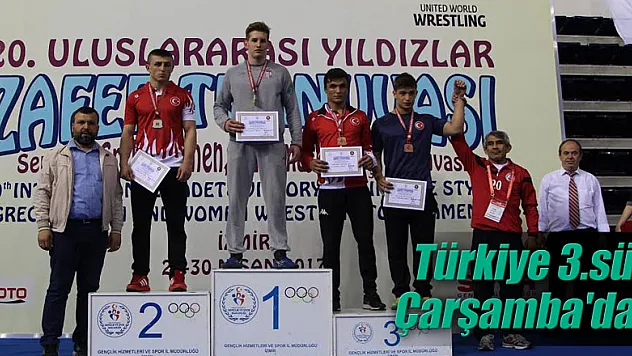 Türkiye 3.sü Çarşamba'dan