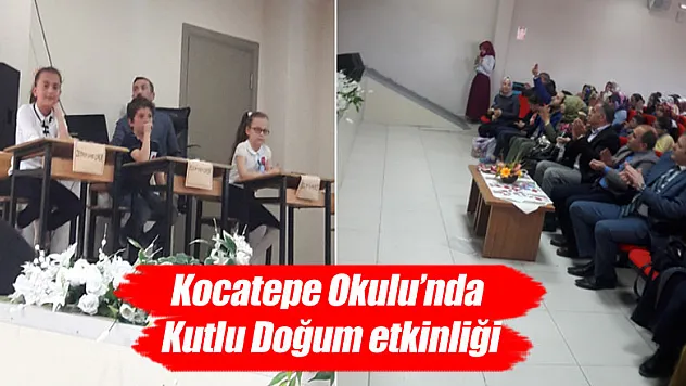 Kocatepe Okulu'nda Kutlu Doğum etkniliği