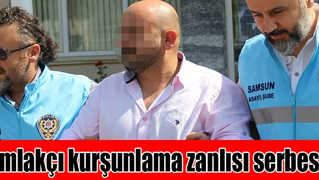 Emlakçı kurşunlama zanlısı serbest