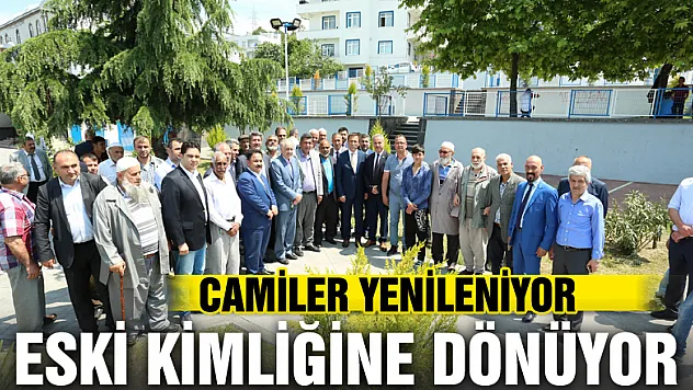 CANİK'TE CAMİLER YENİLENİYOR
