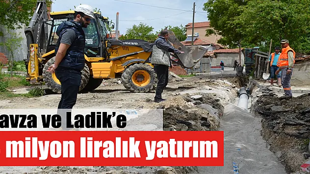 Havza ve Ladik'e 3 milyon liralık yatırım