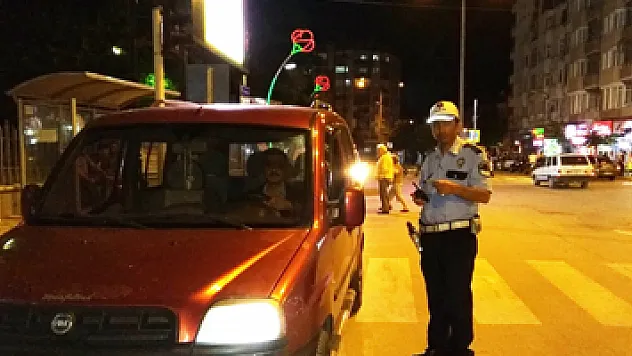 Bafra'da trafik denetimleri