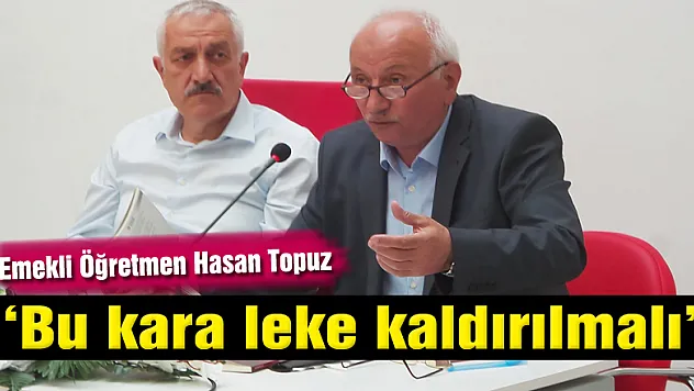 'Bu kara leke kaldırılmalı'