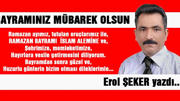 BAYRAMINIZ MÜBAREK OLSUN