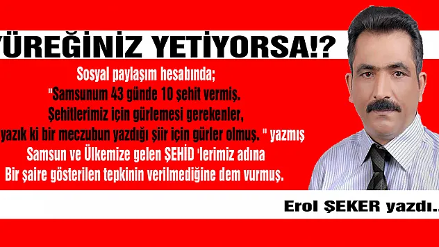 YÜREĞİNİZ YETİYORSA!?