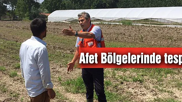 Afet Bölgelerinde tespit