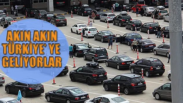 Kapıkule Sınır Kapısı'nda 'gurbetçi' yoğunluğu