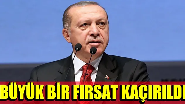 Cumhurbaşkanı Erdoğan'dan Kıbrıs yorumu