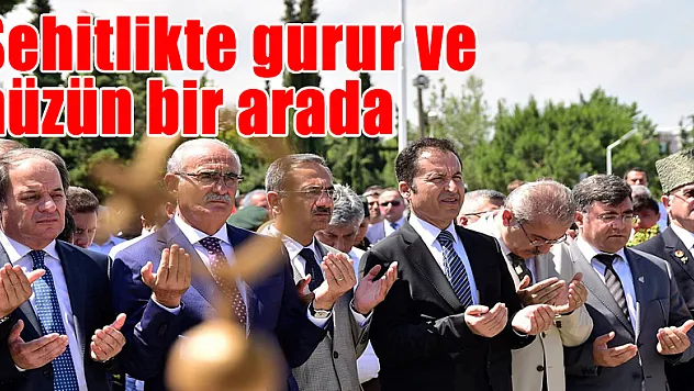 Şehitlikte gurur ve hüzün bir arada 