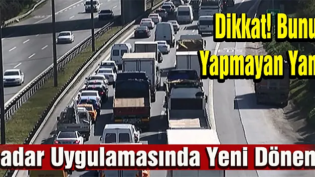 Radar uygulamasında yeni dönem