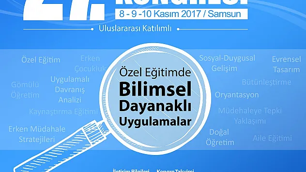 '27. Ulusal Özel Eğitim Kongresi' Samsun'da yapılacak
