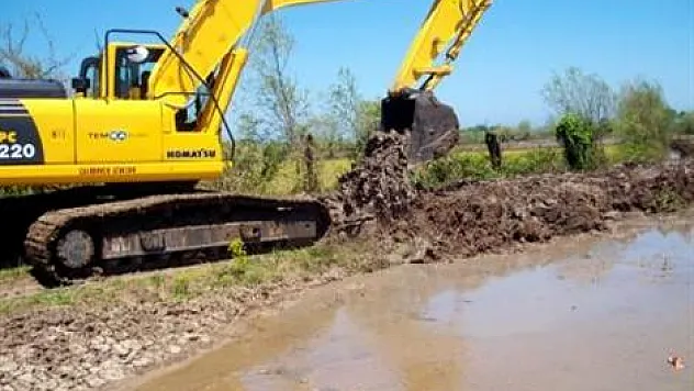 Tarım arazilerinde derenaj çalışması