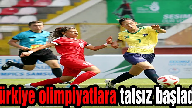 Türkiye olimpiyatlara tatsız başladı