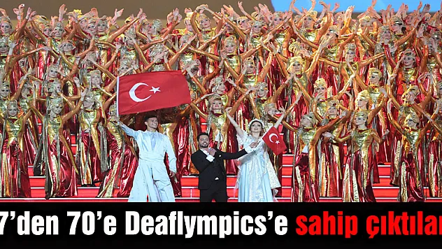 7'den 70'e Deaflympics'e sahip çıktılar