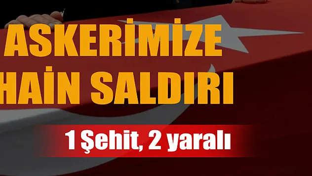 Siirt'te askeri taşıyan sivil araca hain saldırı: 1 şehit, 2 yaralı