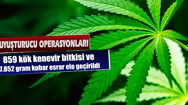 Samsun'da uyuşturucu operasyonları