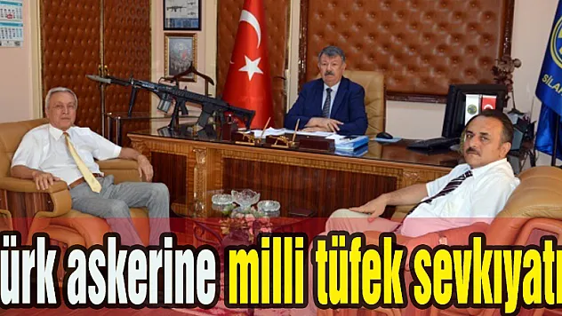 Türk askerine milli tüfek sevkıyatı