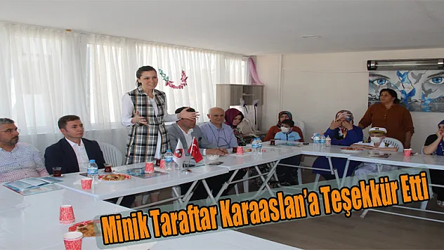 Minik Taraftar Karaaslan'a Teşekkür Etti