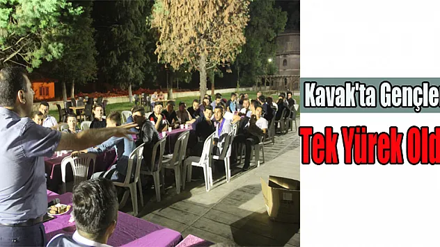 Kavak'ta Gençler Tek Yürek Oldu