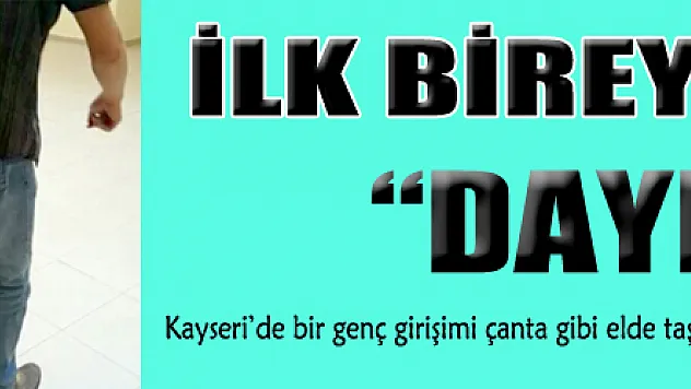 Genç girişimci elde taşınabilen taşıt üretti