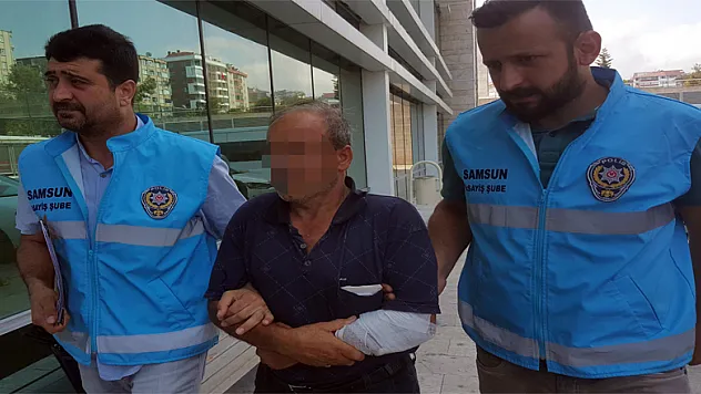 Kızını darp edip bıçakla yaraladığı iddia edilen baba gözaltına alındı