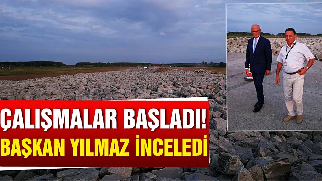 Başkan Yılmaz çalışmaları inceledi