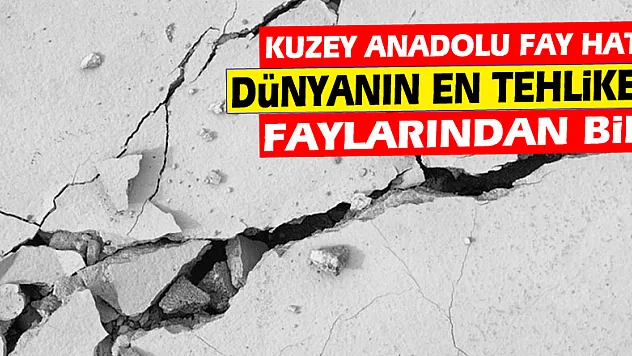 Kuzey Anadolu Fay Hattı dünyanın en tehlikeli faylarından biri