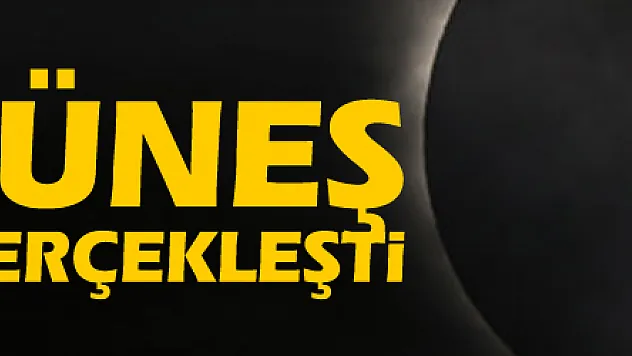Tam güneş tutulması gerçekleşti