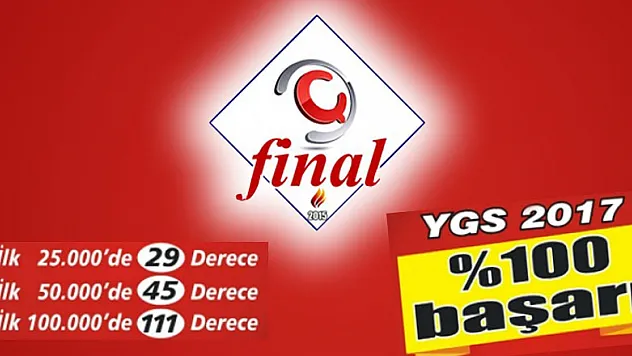 ÇARŞAMBA FİNAL EĞİTİM KURUMLARINDAN YGS VE TEOG'DA  BÜYÜK  BAŞARI !