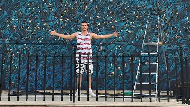 Fransız sanatçı OMÜ'ye bir eser bıraktı