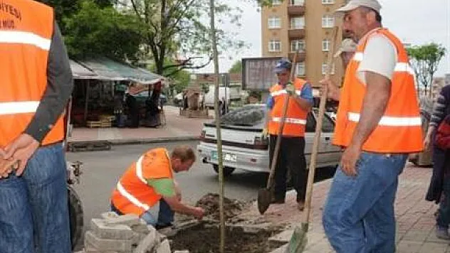 İlkadım'da peyzaj çalışmaları hız kazandı