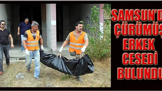 Samsun'da çürümüş erkek cesedi bulundu