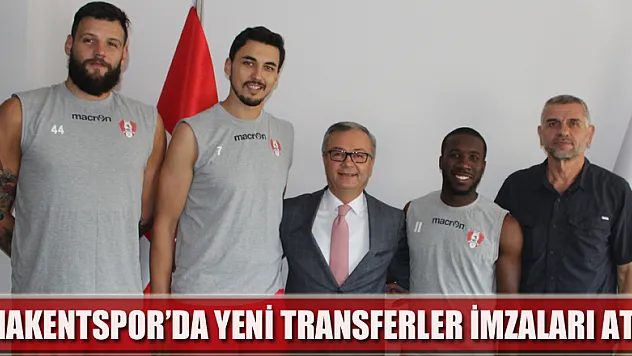 Anakentspor'da yeni transferler imzaları attı