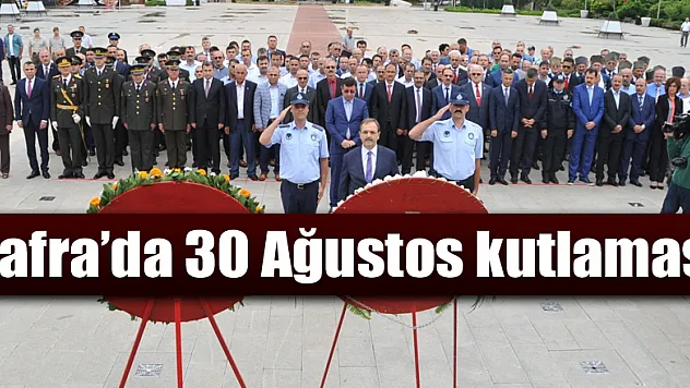 Bafra'da 30 Ağustos kutlaması