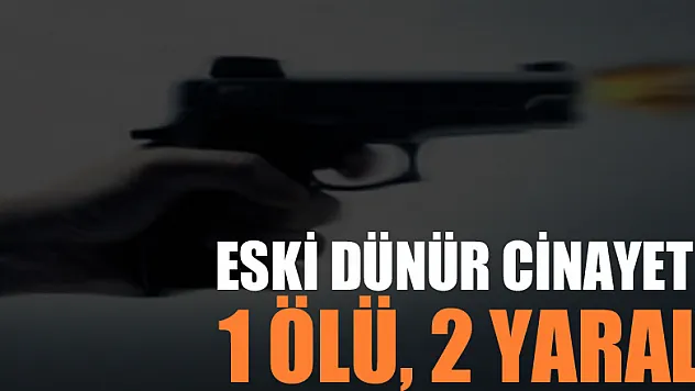 Eski dünür cinayeti: 1 ölü, 2 yaralı