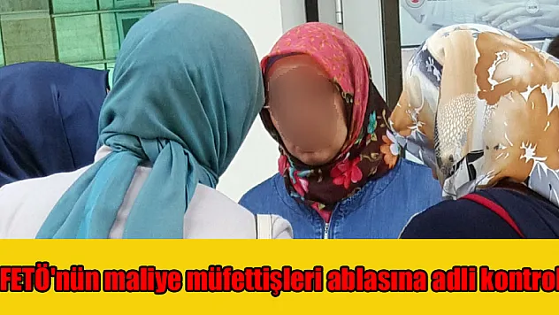  FETÖ'nün maliye müfettişleri ablasına adli kontrol