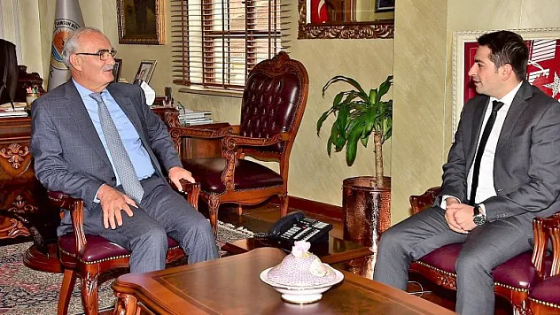 Kaymakamlardan Başkan Yılmaz'a Ziyaret