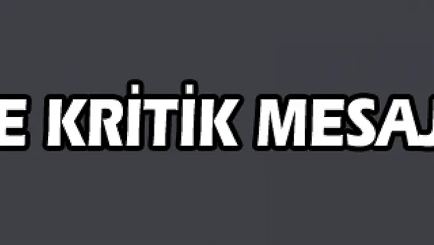 Vize krizinde kritik mesaj!