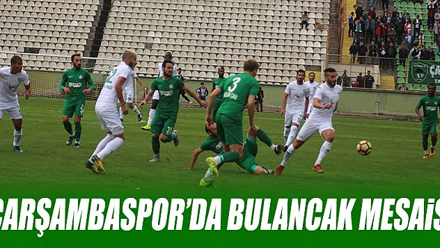 Çarşambaspor'da Bulancak mesaisi