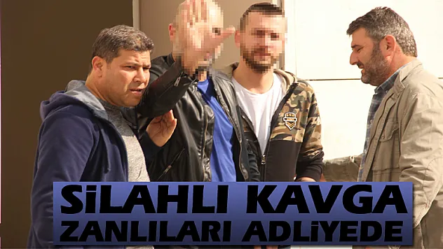Samsun'da silahlı kavga zanlıları adliyede
