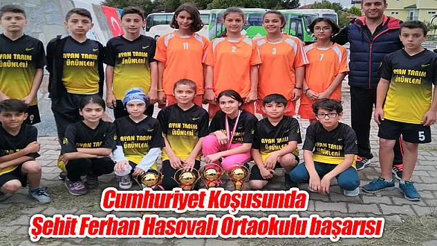 Şehit Ferhan Hasovalı Ortaokulu başarısı