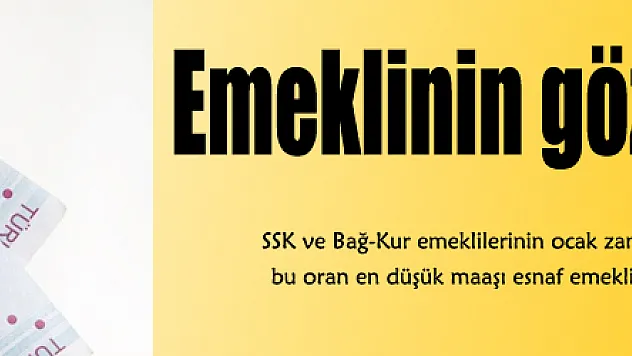 Emeklinin gözü ocak ayında