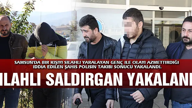 Silahlı saldırgan yakalandı