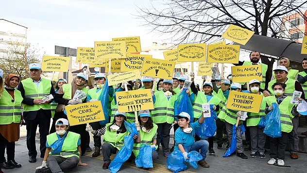 Tekkeköy'de çevre ve temizlik konusunda farkındalık hareketi