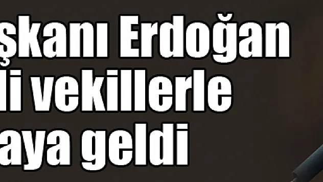 Cumhurbaşkanı Erdoğan AK Partili vekillerle bir araya geldi
